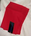 Red Plain Georgette Dupatta Chunni Scarf